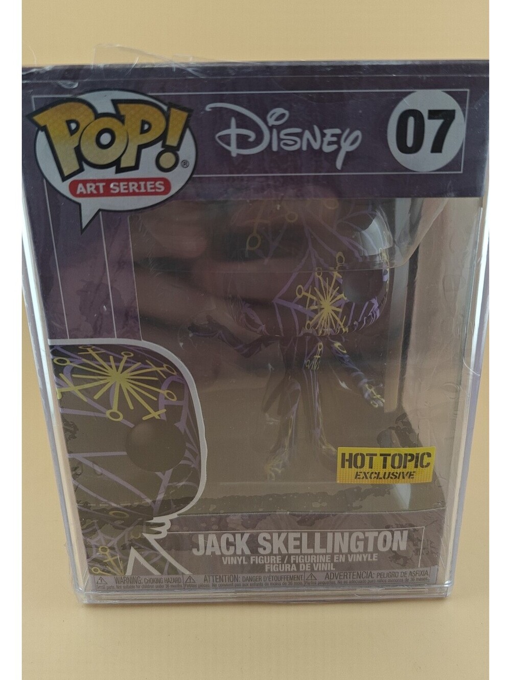 Funko Pop Art Series Disney Jack Skellington #07 Hot Topic Exclusive